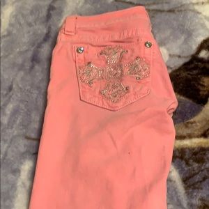 Pink jeans